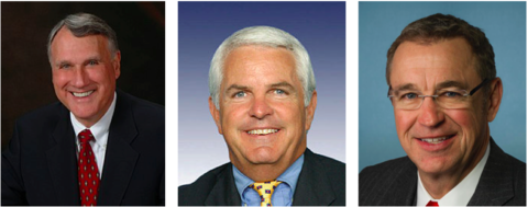 Kyl-Shadegg-Salmon Headshots of Jon Kyl, John Shadegg, and Matt Salmon